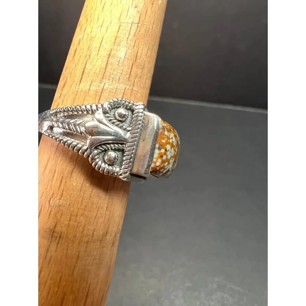 NEW Blue Horizon turquoise sterling silver ring size 7